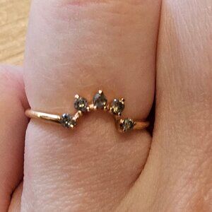 Salt and Pepper diamond band